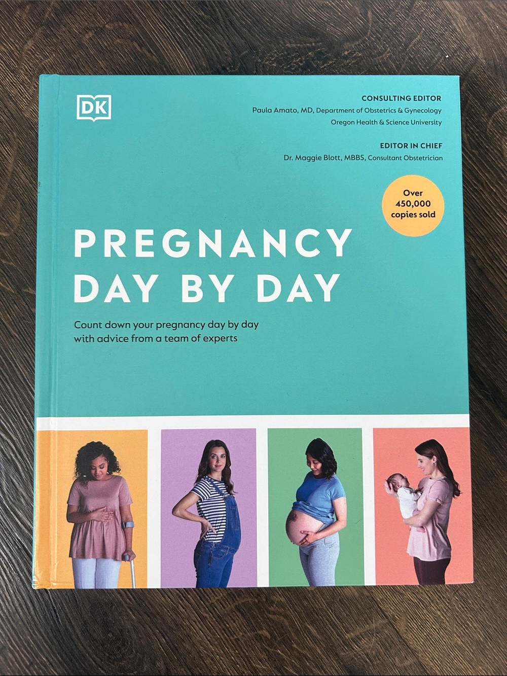 Pregnancy Day by Day — Teal Hardcover Guide